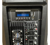 Cabina Activa 15 Pulgadas 10.000w Audio Sound Profesional Negro