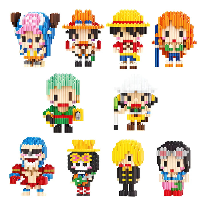 Juguete Armable One Piece Magic Block Bloque Fichas Armar 400 One Piece