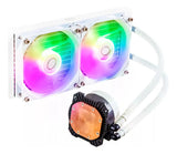 Combo Caja Cooler Master 520 Mesh + Liquid 240l Argb Blanco