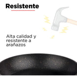 Sartén Circular Antiadherente Gris 24 Cm