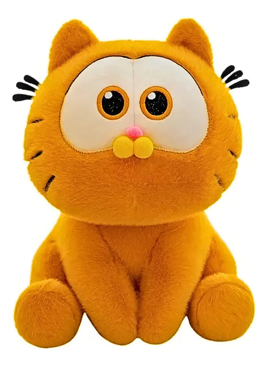 Regalo Peluche Muñeco Juguete Gato Gatico Minino Felino Michi Exótico Expresivo Premium Suave Felpa Naranja Tierno Adorable Encantador Decorativo Infantil Ideal