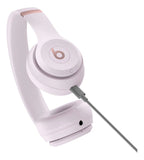 Audífonos Inalámbricos Beats Solo 4 - Rosa Algodón Color Rosa Claro Luz Blanco