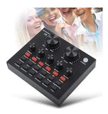 Tarjeta Sonido Externa V8 Transmisión Mic Aux Audif Equalize