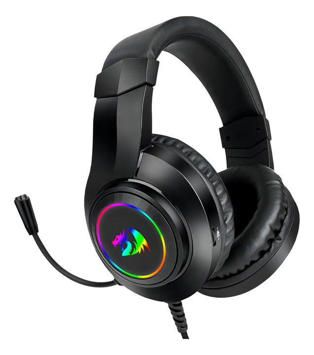 Auriculares Gamer Redragon H260 Hylas Rgb Ps4 Ps5 Pc 3.5mm Negro