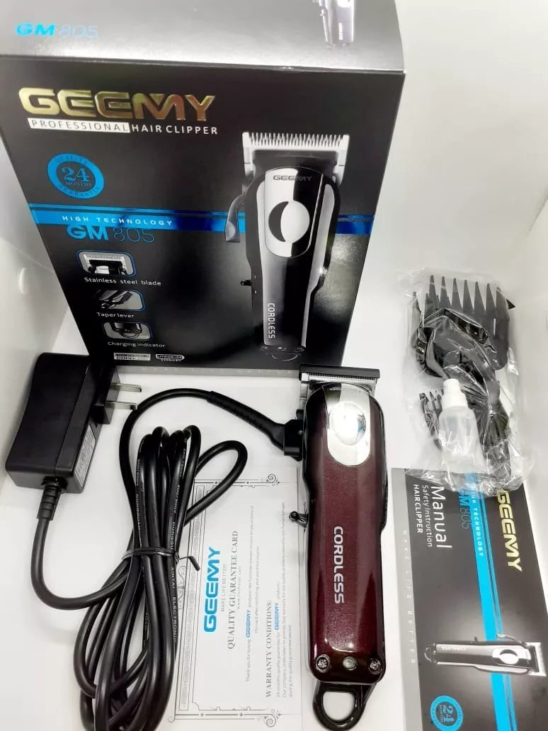 Cortadora de pelo Geemy GM-805 negra 100V/240V