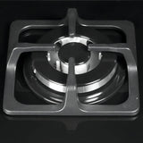 Estufa De Empotrar Abba 5 Puestos Gas Propano Cg 601 V5stc N Color Negro