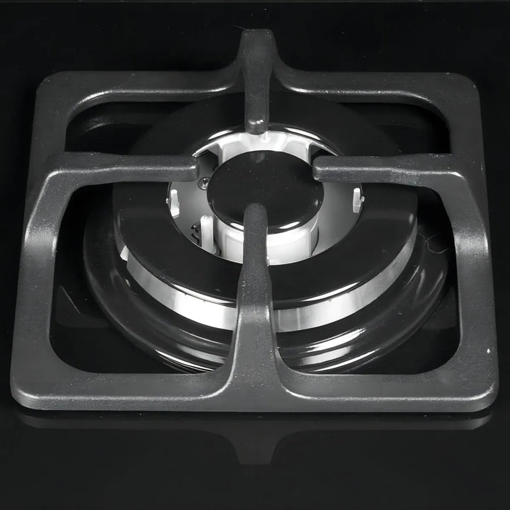 Estufa De Empotrar Abba 5 Puestos Gas Propano Cg 601 V5stc N Color Negro