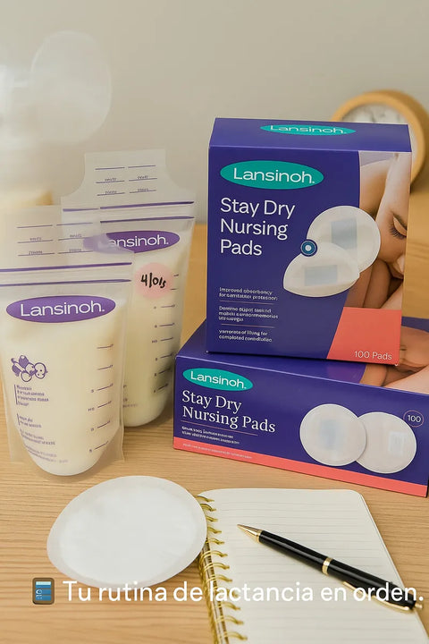 Protectores Lansinoh X100 + Bolsas Almacenamiento X50