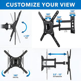 Soporte De Pared Movible Para Tv De 32 A 55 Pulgadas AN400 Negro KVHB