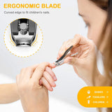 Bezox Cortaunas Seguro Para Bebes, Cortaunas Pequenas Para B