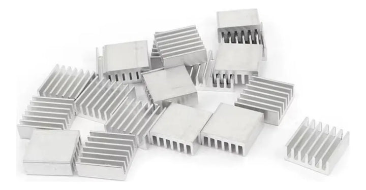 Modulo Disipador Calor 14x14x6mm Sin Adhesivo Aluminio Raspb