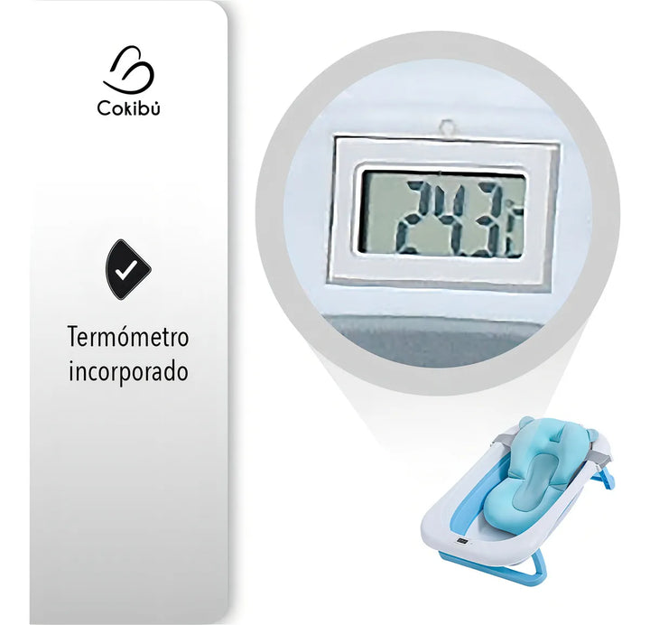 Tina Bañera Plegable Para Bebé Color Azul Tina Bañera Plegab Tina Bañera Plegable Para Bebé