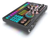 Tarjeta De Sonido X5 Mezclador Audio Multifunción - Negro