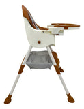 Silla De Comer 3 En 1 Kidshop Cy006 Plegable Marrón