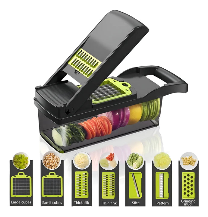 Picador Rallador Verduras Mandolina Ayudante De Cocina