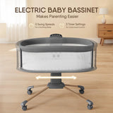 Moisés Eléctrico Inteligente Para Bebé Con 5 Velocidades Y M