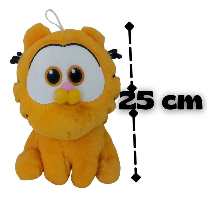 Regalo Peluche Muñeco Juguete Gato Gatico Minino Felino Michi Exótico Expresivo Premium Suave Felpa Naranja Tierno Adorable Encantador Decorativo Infantil Ideal