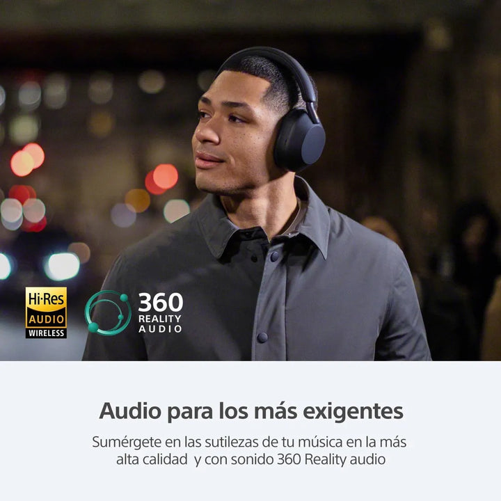 Audífonos Sony Bluetooth Noise Cancelling | Wh-1000xm5 Color Negro