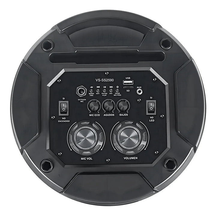 Parlante Profesional Torre De Sonido Bt Sonivox Vs-ss2590 Co Negro