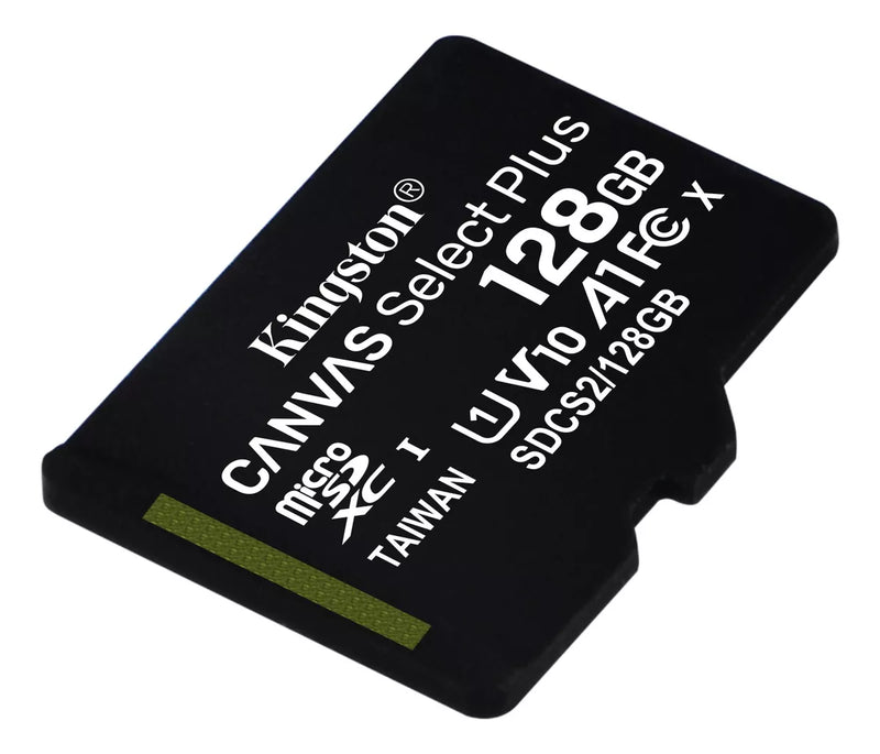 Tarjeta de memoria Kingston SDCS2 Canvas Select Plus con adaptador SD 128 GB