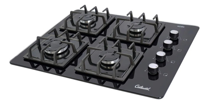 Estufa De Empotrar Vidrio Parrilla Hierro Fundido 5487 Gas Natural