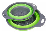 Colador De Silicona Plegable 24cm Con Asas Vonne