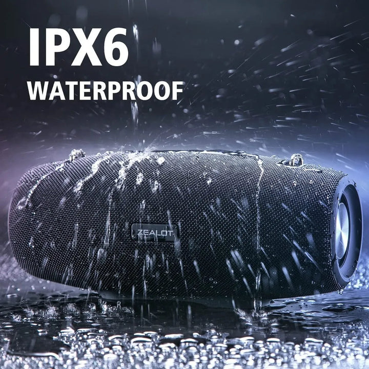 Parlante Bluetooth Zealot S67 De 75w Color Negro