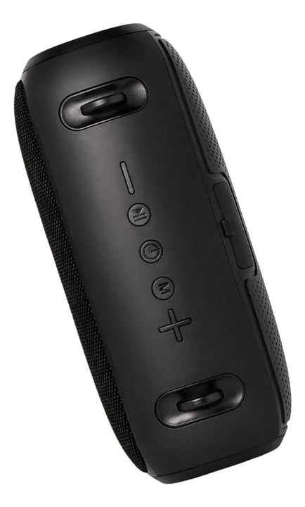 Parlante Recargable Rhythm 30w Vta Con Bluetooth Luces Led Y Color Negro