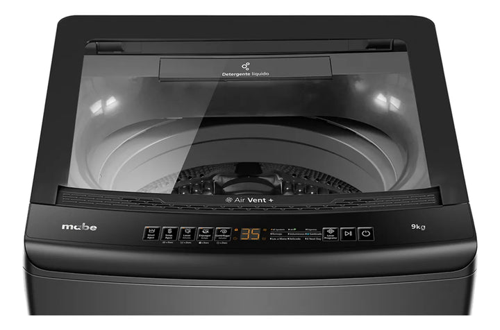 Lavadora Automática Mabe Propela Carga Superior 9 Kg (20 Lb) Gris Oscuro