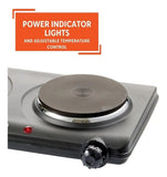 Estufa Eléctrica Portátil Cocina Dos Puestos Imusa 1500watts Imusa