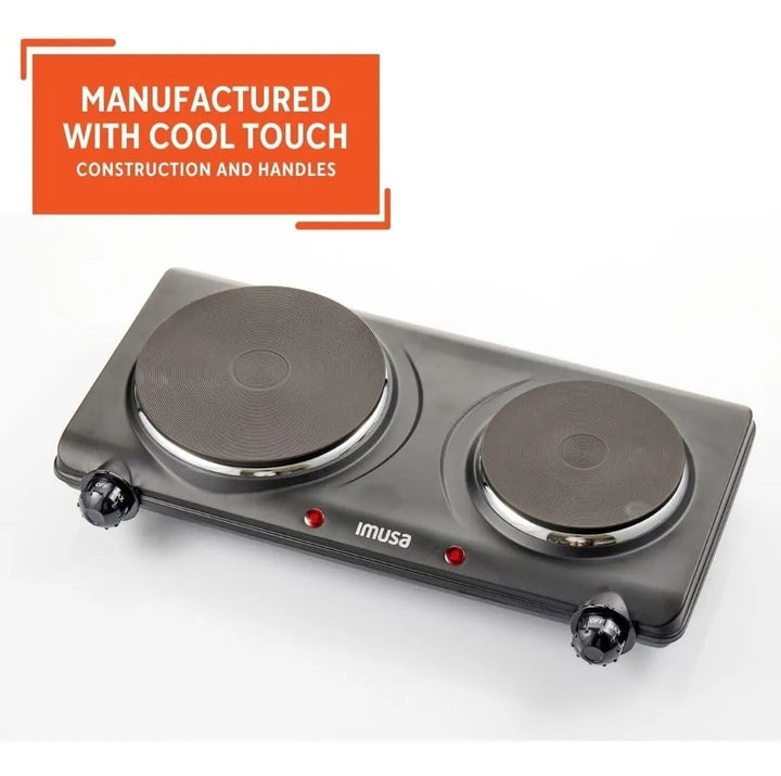 Estufa Eléctrica Portátil Cocina Dos Puestos Imusa 1500watts Imusa