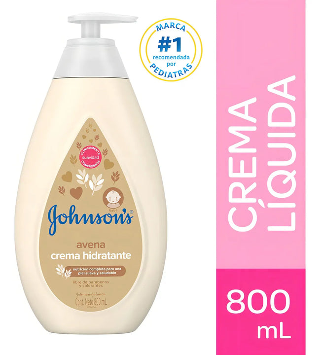 Crema Corporal Bebé JOHNSON'S Avena 800 ML