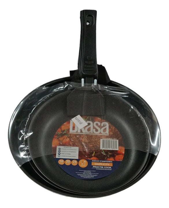 Juego De Sartenes Negro