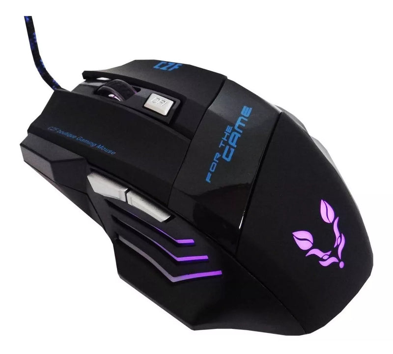 Mouse gamer de juego Weibo X7 3200 dpi negro