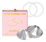 The Original - Copas De Lactancia Plateadas, Protector De Pe