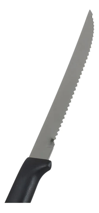 Cuchillo Filetero Sierra Acero Inoxidable - Tramontina Color Negro