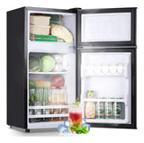 Mini Refrigerador Retro Doble Puerta Para Apartamento