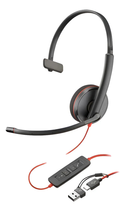 Diadema Plantronics Blackwire C3210 Usb - Ip Suministros Negro