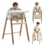 Silla Alta Para Bebés Y Niños Ajustable Y Fácil De Limpiar