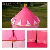 Carpa Juguete Castillo Para Niña Niño Princesa Casa Jardin CC15 Rosa