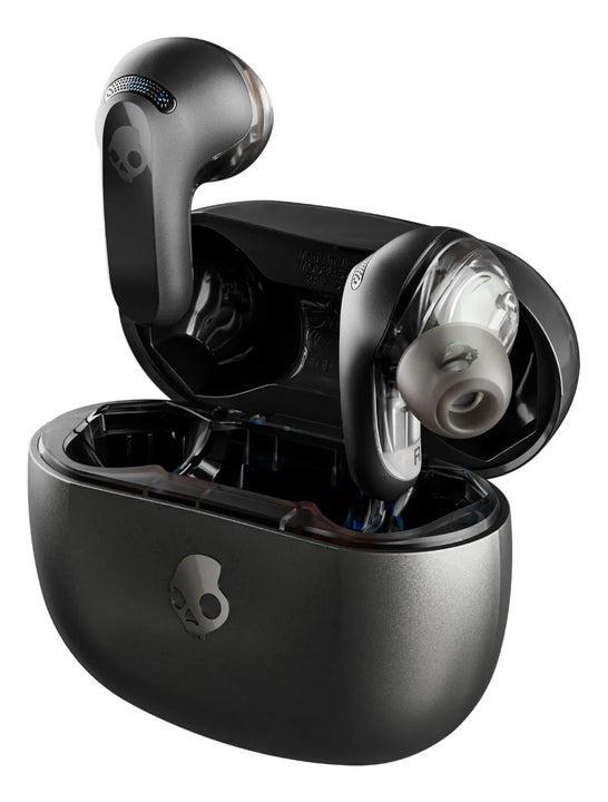 Audifono Skullcandy Rail Anc True Black True Wireless Color Negro Luz Negro