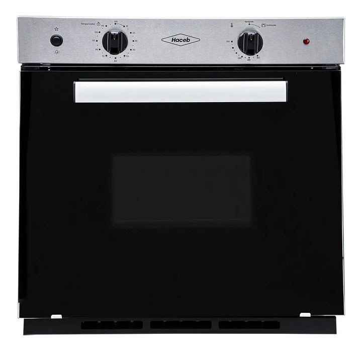 Combo Funcional Estufa De Empotrar 60x43 + Campana+ Horno Gn Color Negro