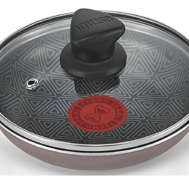 Cacerola Antiadherente 16cm Imusa Talent 5861029286 Color Gris/Azul