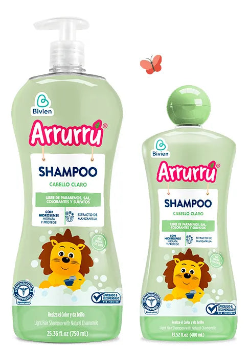 Shampoo Arrurrú Cabello Claro