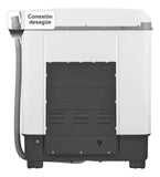 Lavadora Lg Semiautomática Carga Superior 8kg Wp8wmr Blanco