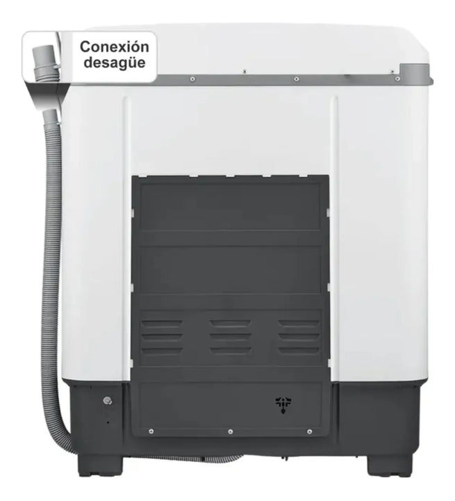 Lavadora Lg Semiautomática Carga Superior 8kg Wp8wmr Blanco