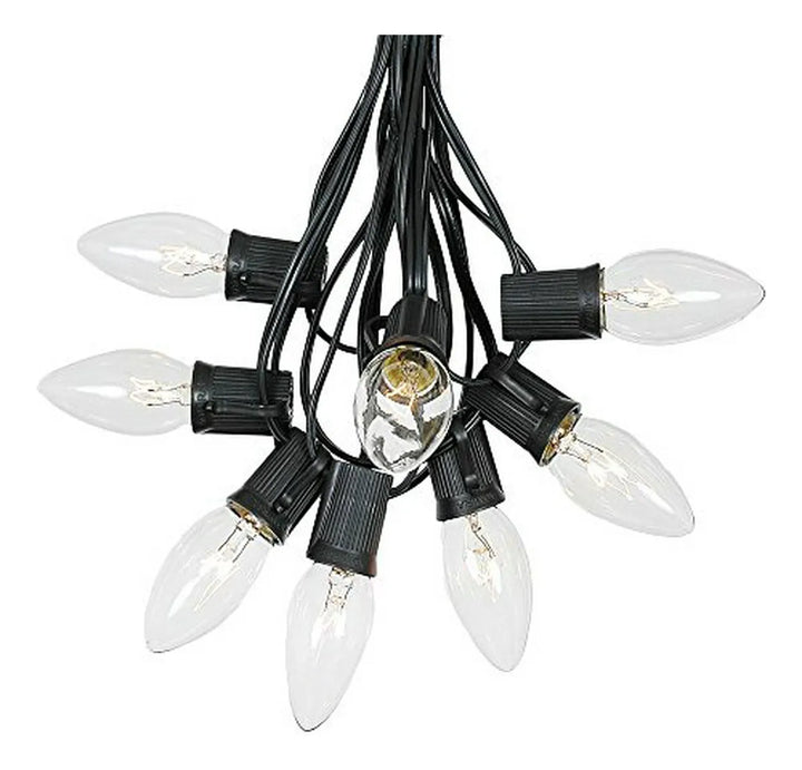 Luces Navideñas Led Para Exterior - 100 Pies - Cable Negro