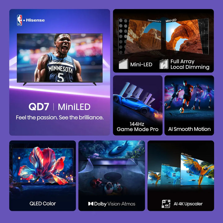 Televisor 85 Pulgadas Mini-led 4k Uhd Smart Fire Tv Qled