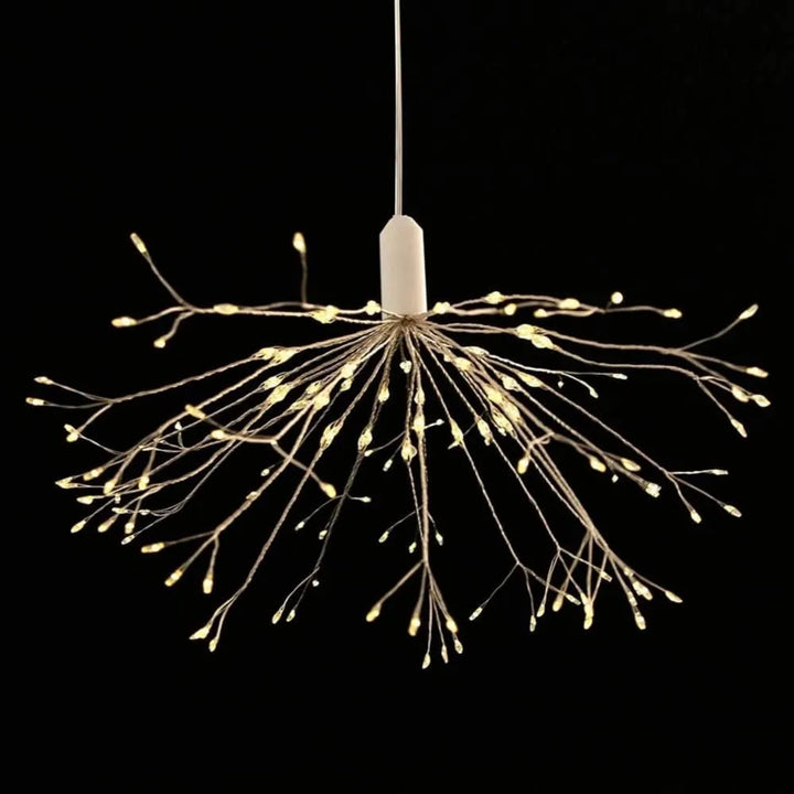 Luces Led Erizo De Enchufe Micro Leds Adorno Navideño Amarillo