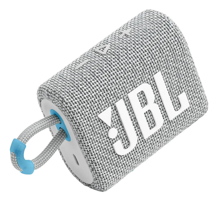 Altavoz Portátil Jbl Go 3 Eco Bluetooth Impermeable, 5 Horas Color Gris